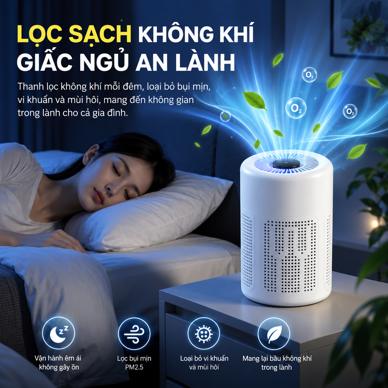 Không gian nghỉ ngơi dễ chịu